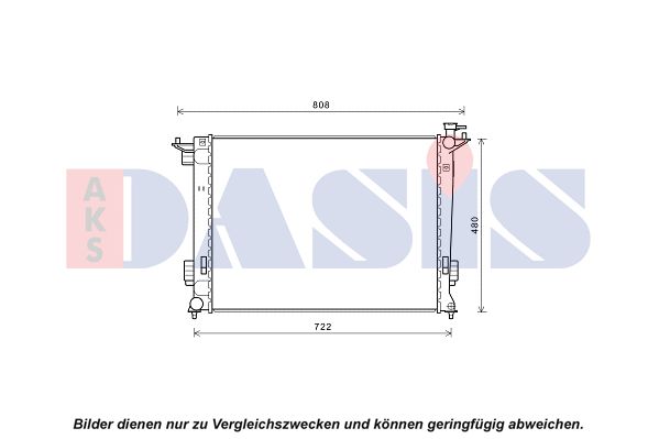 AKS DASIS Radiators, Motora dzesēšanas sistēma 510175N